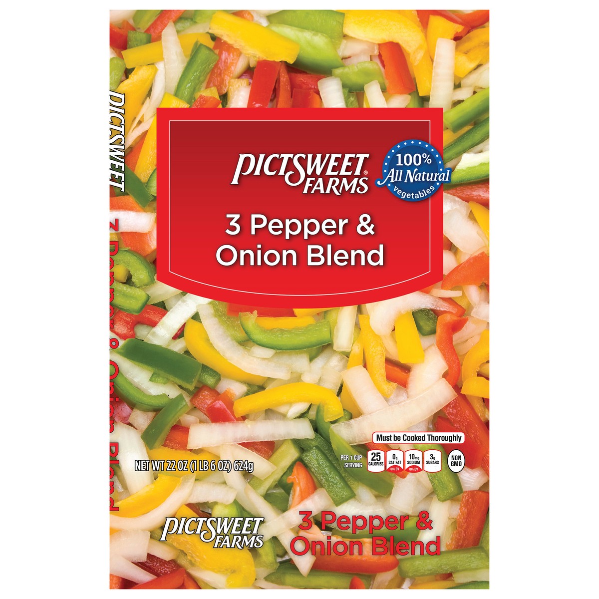 slide 1 of 3, PictSweet 3Pprs&Onion, 22 oz