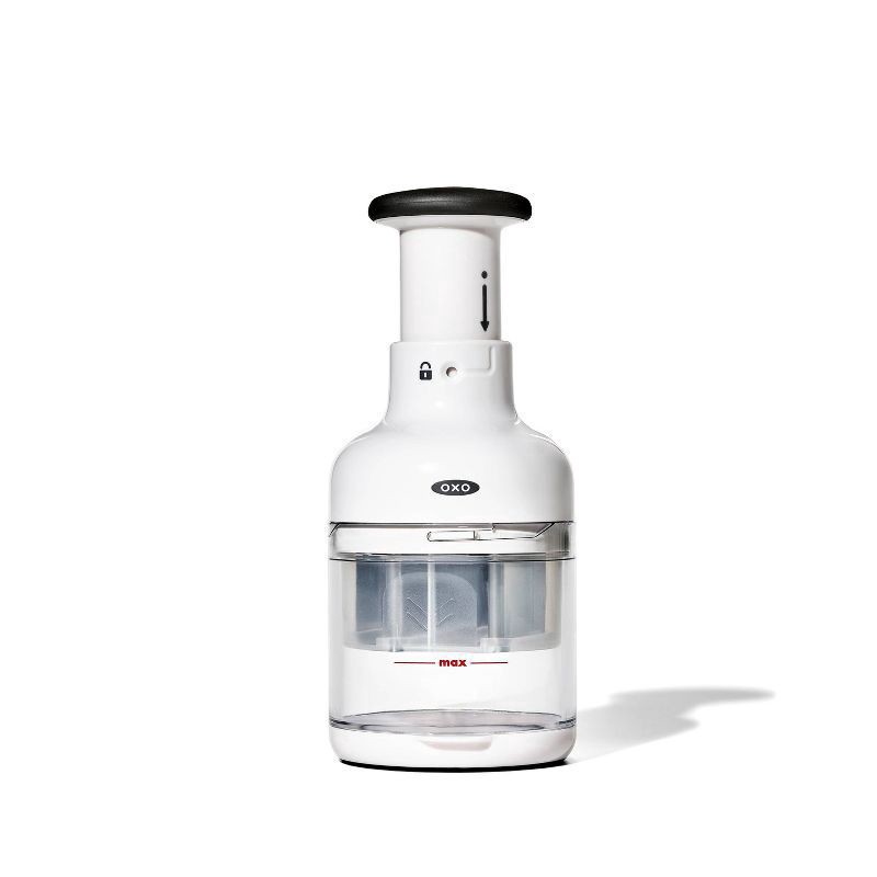 slide 1 of 11, OXO Food Chopper White, 1 ct