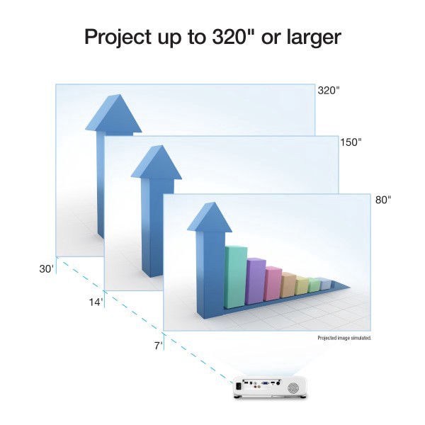 slide 2 of 3, Epson Pro Ex7280 Wxga 3Lcd Projector, V11Ha02020, 1 ct