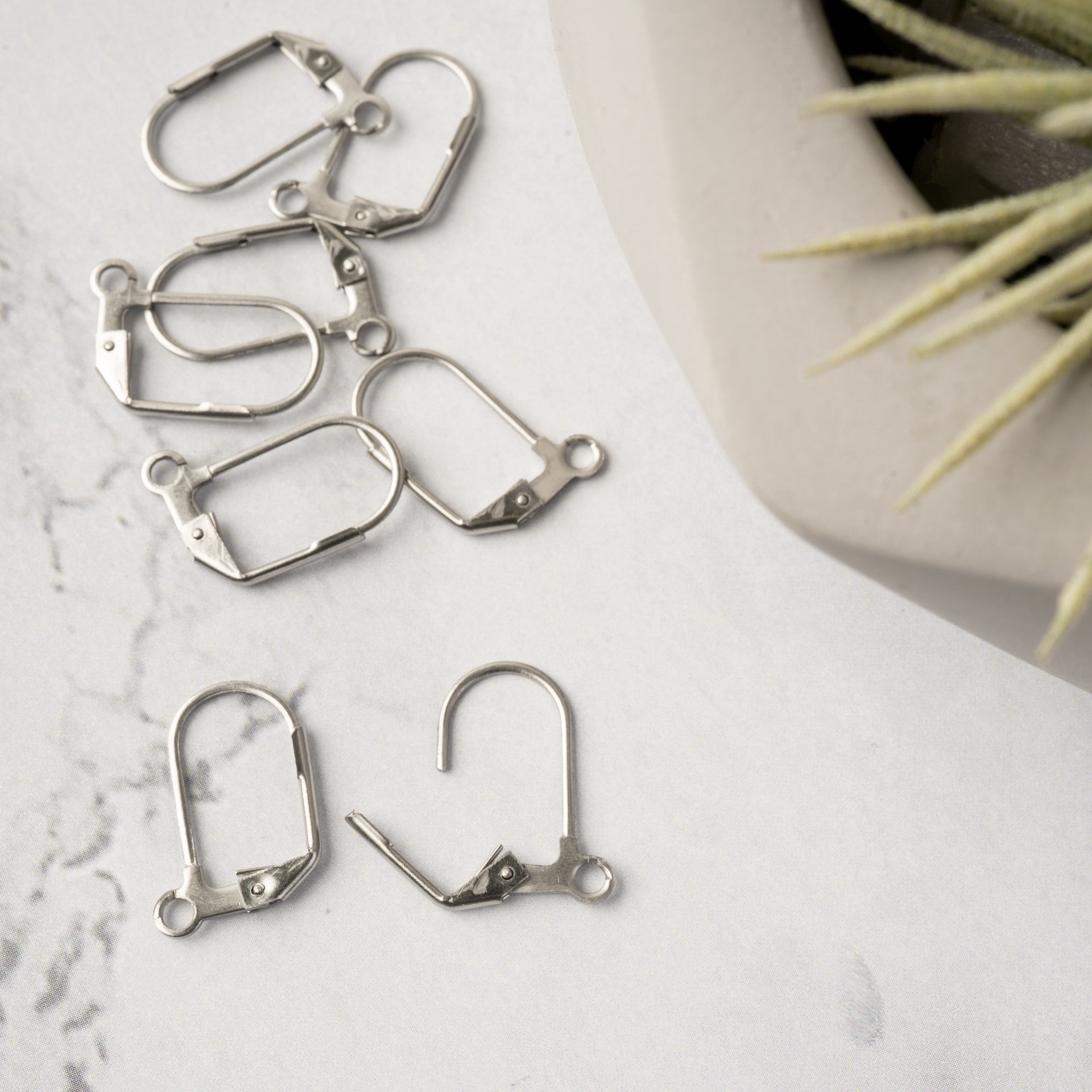 slide 3 of 3, Earring Lever Backs By Bead Landing, 12mm x 17mm