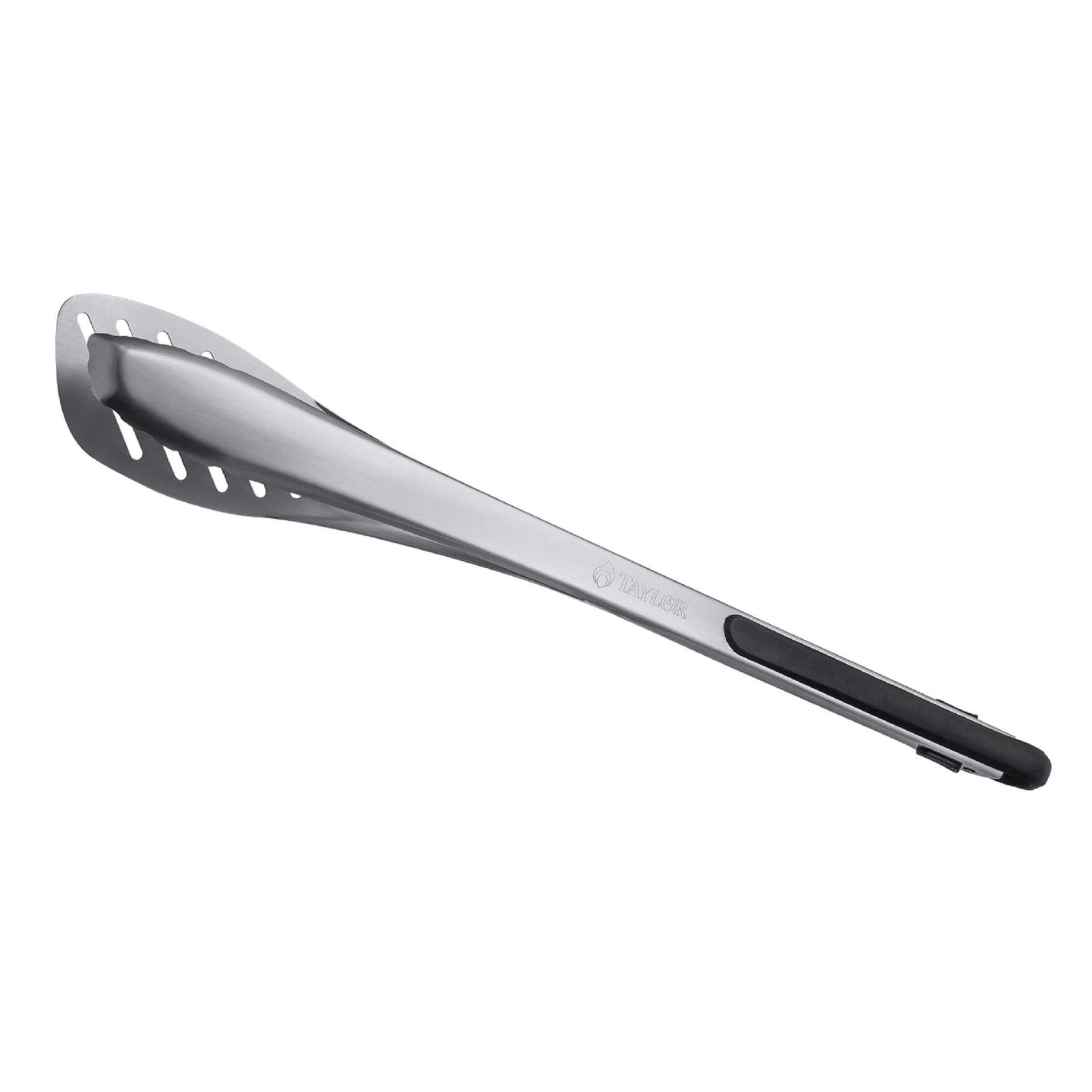 slide 1 of 1, Taylor Stainless Steel Turning Tongs, 1 ct