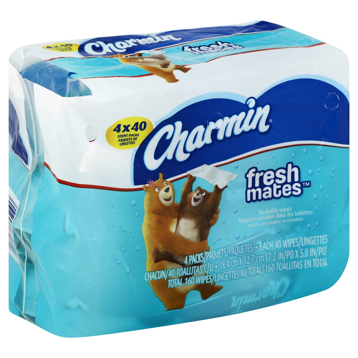 slide 1 of 1, Charmin Wipes 4 ea, 4 ct