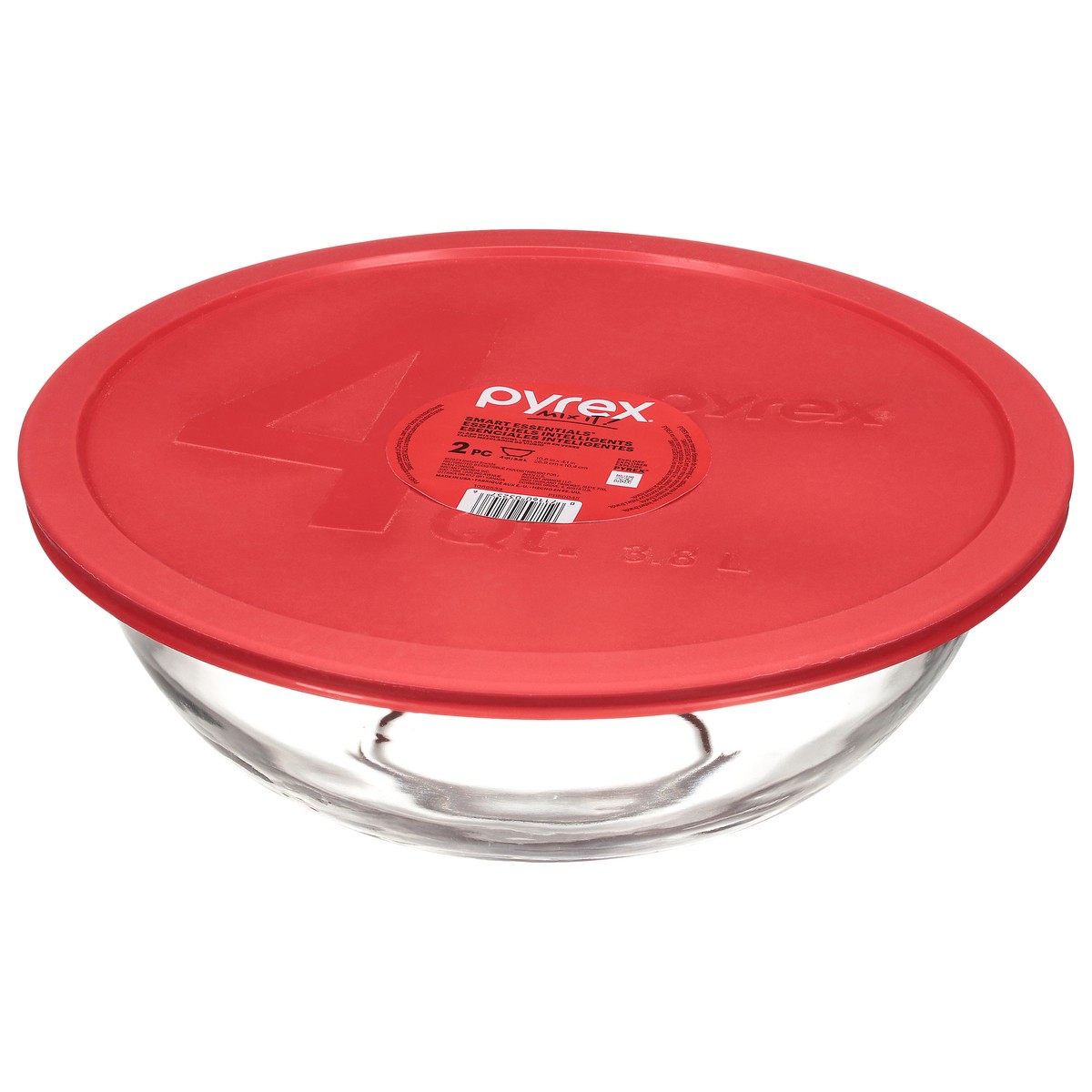 slide 6 of 12, Pyrex Smart Essentials Glass Mixing Bowl 1 Set, 1 ct