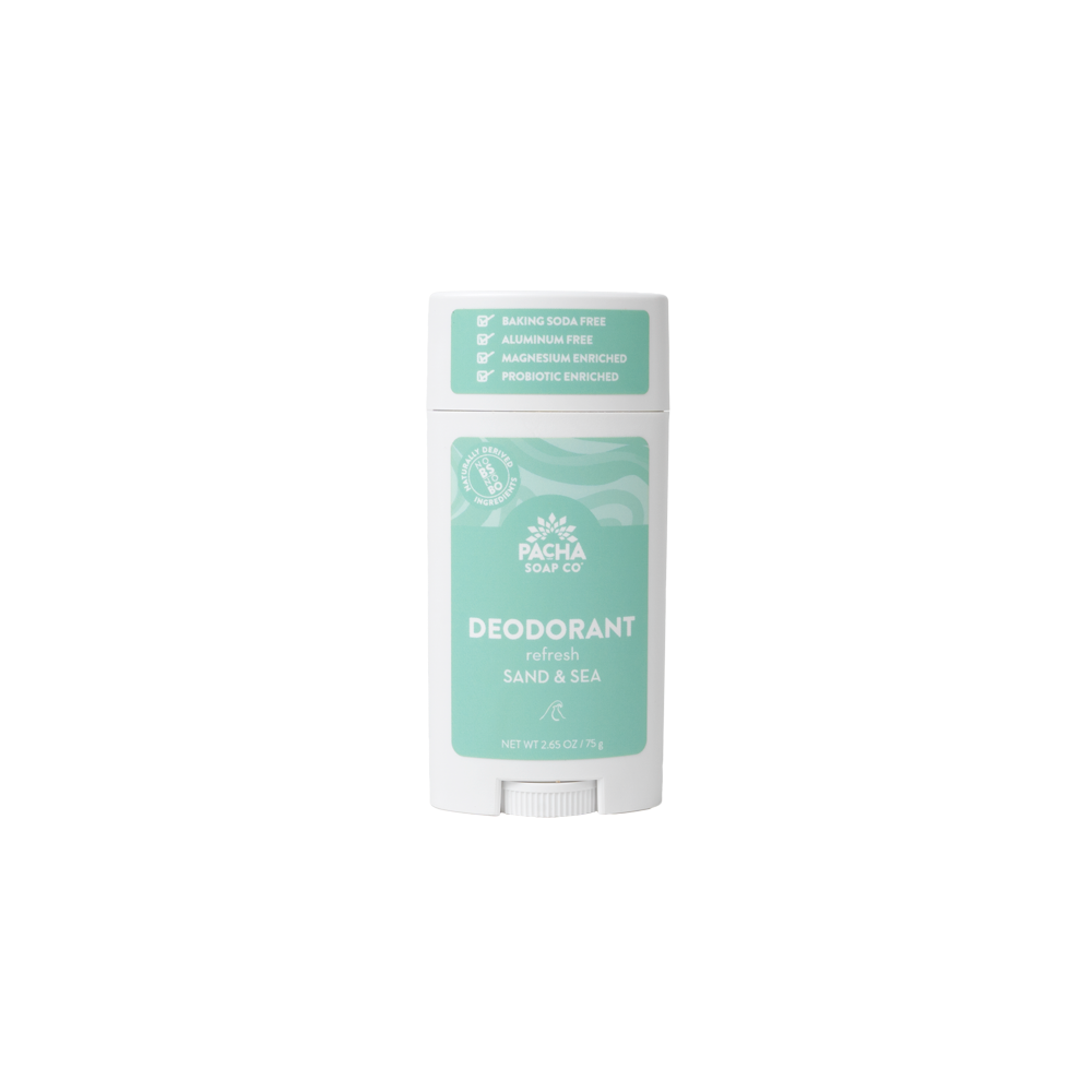 slide 1 of 1, Pacha Soap Co. Sand & Sea Deodorant, 3.95 oz