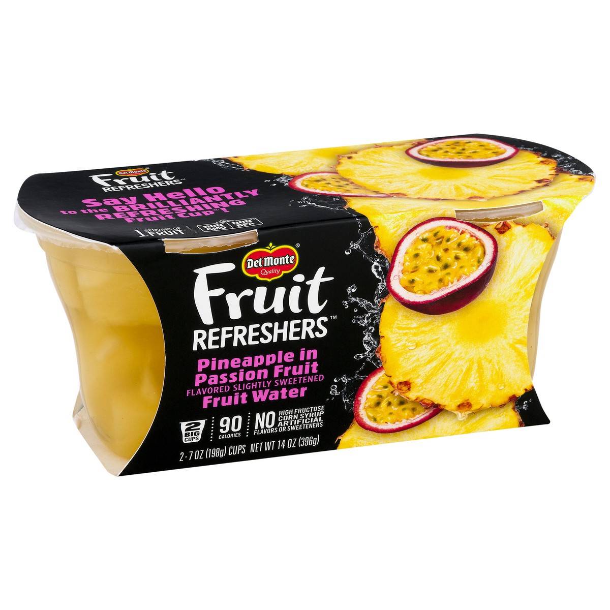 slide 7 of 9, Del Monte Fruit Refreshers 2 Pack Pineapple in Passion Fruit Pineapple in Passion Fruit Fruit Water 2 ea, 2 ct