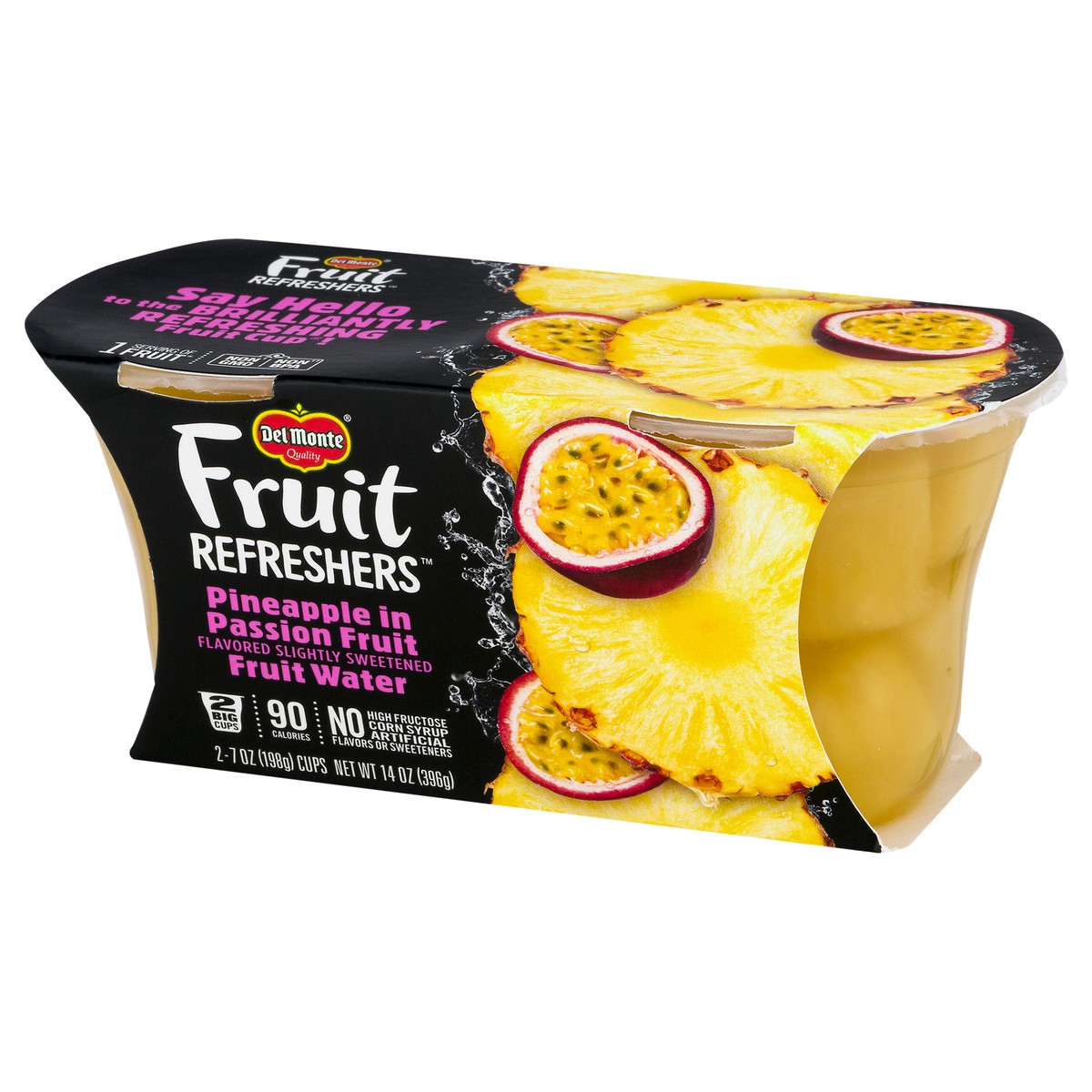 slide 6 of 9, Del Monte Fruit Refreshers 2 Pack Pineapple in Passion Fruit Pineapple in Passion Fruit Fruit Water 2 ea, 2 ct