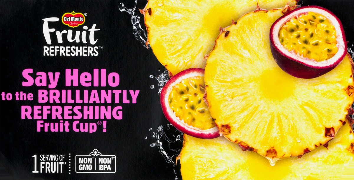 slide 8 of 9, Del Monte Fruit Refreshers 2 Pack Pineapple in Passion Fruit Pineapple in Passion Fruit Fruit Water 2 ea, 2 ct