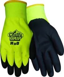 Red Steer Glove Company Chilly Grip Water Resistant General Utility Gloves - High Visibility