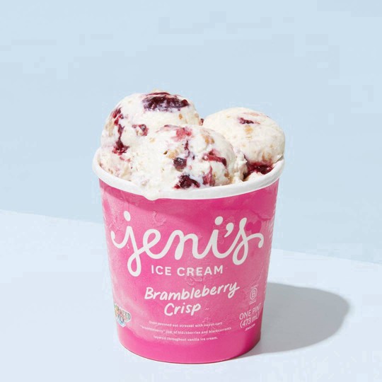 slide 20 of 68, Jeni's Brambleberry Crisp Ice Cream 1 pt, 1 pint