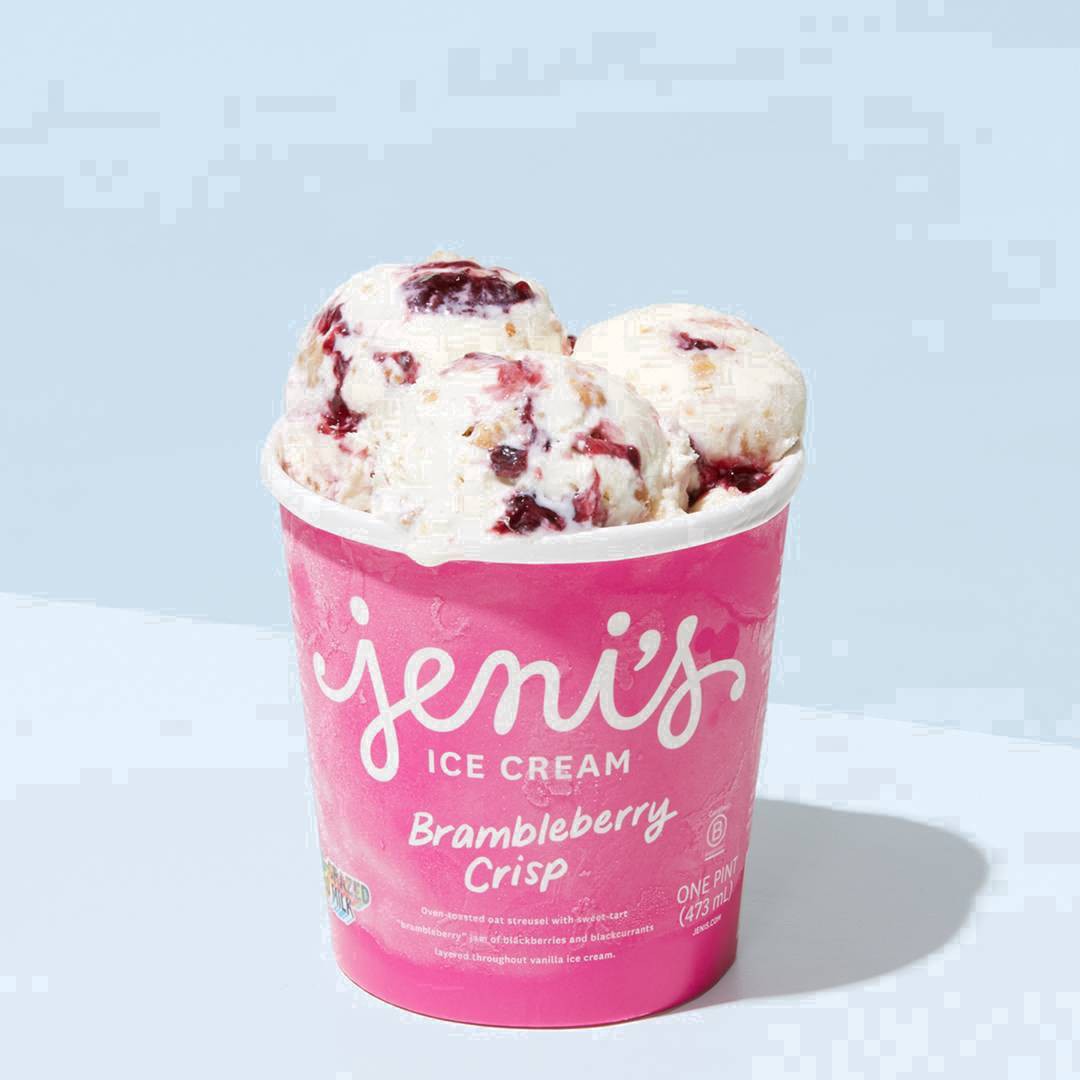 slide 34 of 68, Jeni's Brambleberry Crisp Ice Cream 1 pt, 1 pint