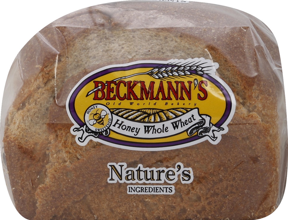 slide 2 of 5, Beckmanns Honey Whole Wheat Bread, 24 oz