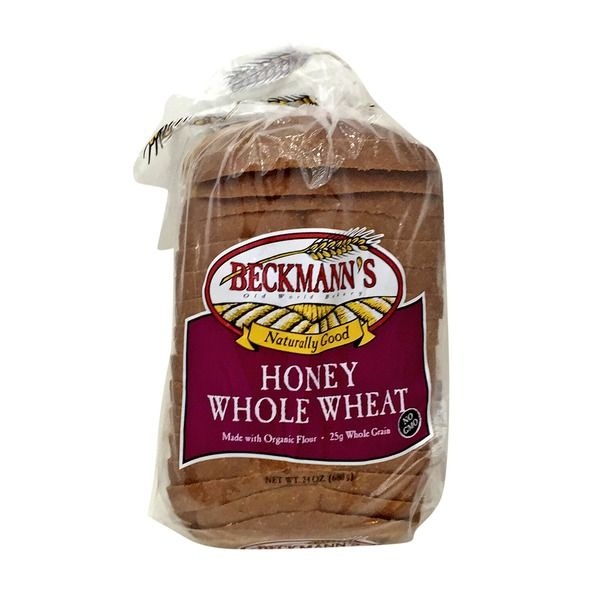 slide 1 of 5, Beckmanns Honey Whole Wheat Bread, 24 oz