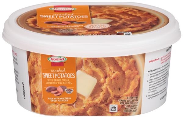 slide 1 of 4, Hormel Mashed Sweet Potatoes 23 oz, 23 oz