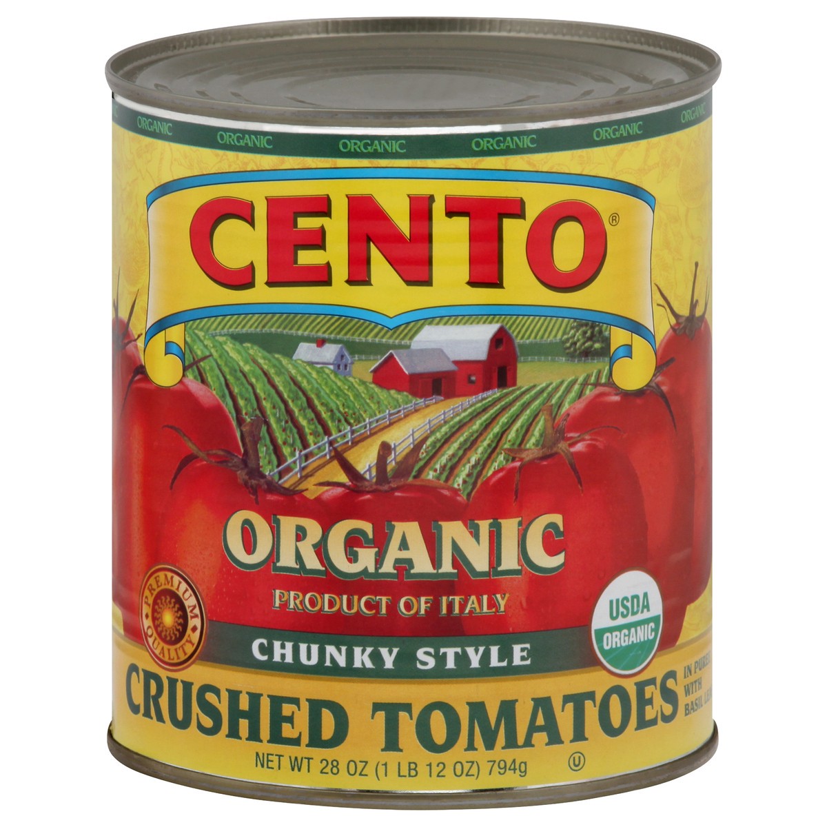 slide 9 of 11, Cento Organic Crushed Tomato - 28 Oz, 28 oz