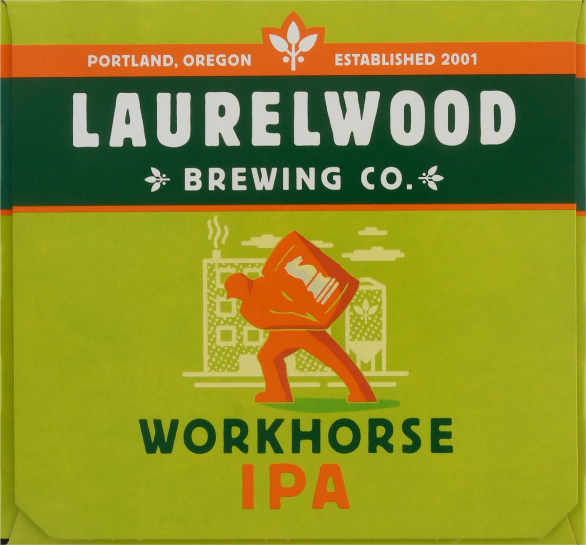 slide 2 of 12, Laurelwood Brewing Co. Workhorse IPA Beer 6 - 12 fl oz Cans, 6 ct