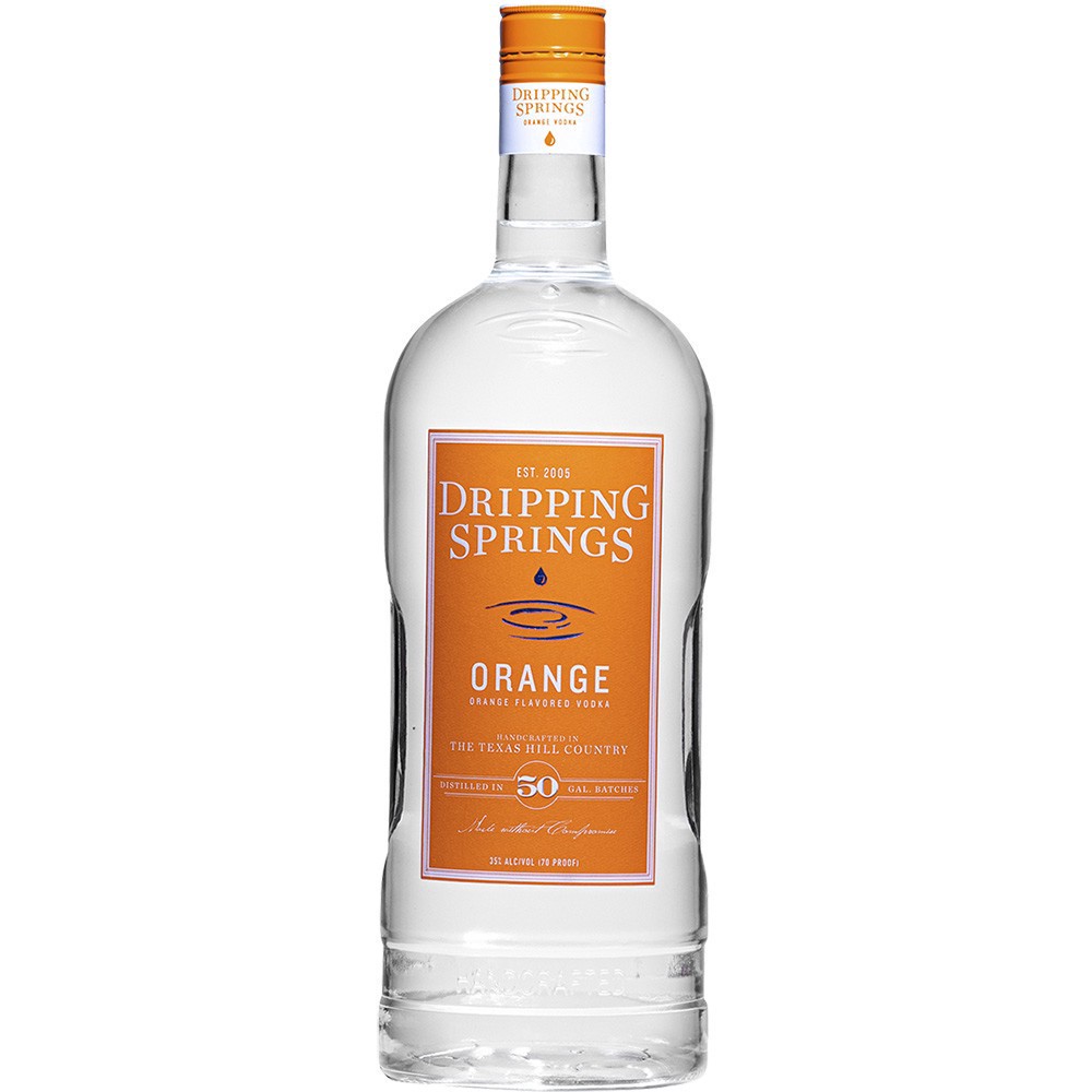 slide 1 of 1, Dripping Springs Vodka Orange, 1.75 liter