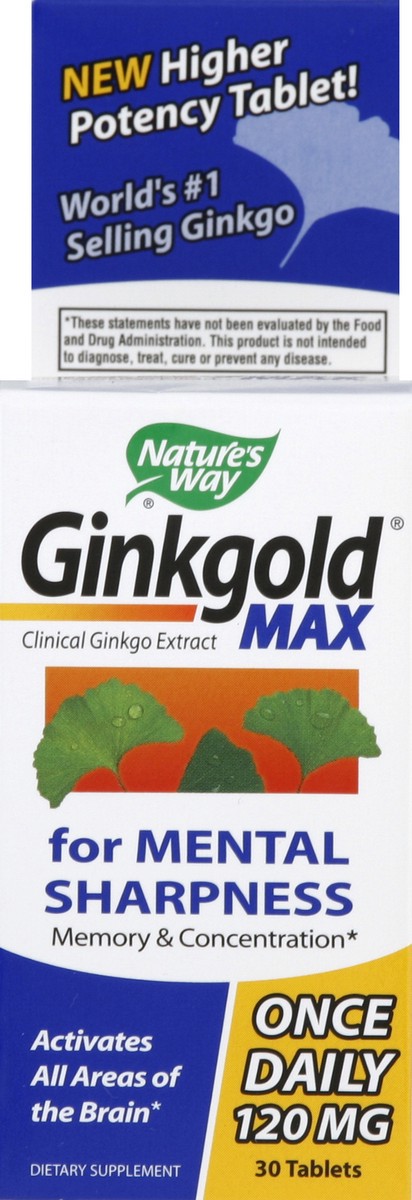 slide 2 of 4, Nature's Way Clinical Ginkgo Extract 30 ea, 30 ct