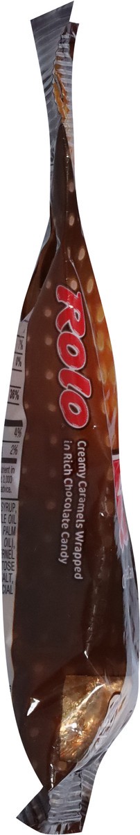 slide 7 of 9, Rolo Chewy Caramels In Milk Chocolate Miniatures (Bag), 4.62 oz