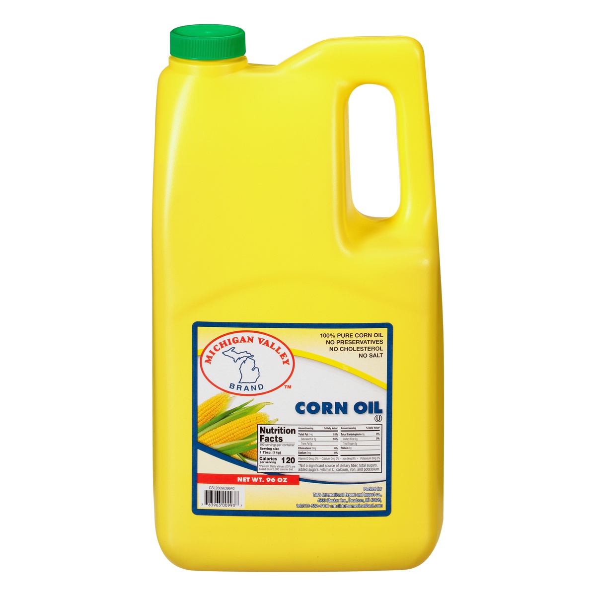 slide 1 of 10, Michigan Brand Valley Corn Oil, 96 oz