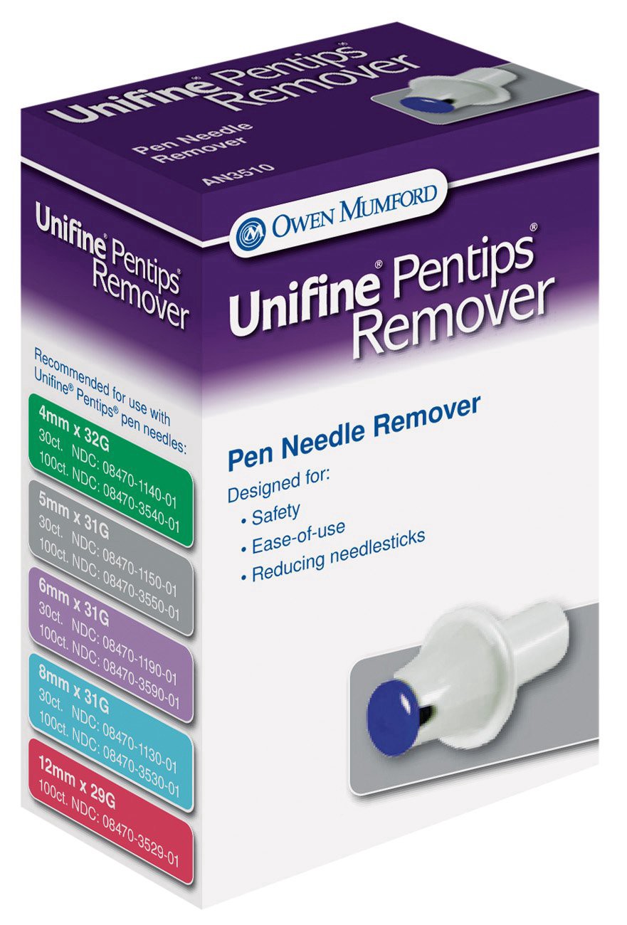 slide 1 of 1, Unifine Pentips Pen Needle Remover, 1 ct