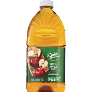 slide 1 of 1, CVS Gold Emblem 100% Apple Juice, 64 oz