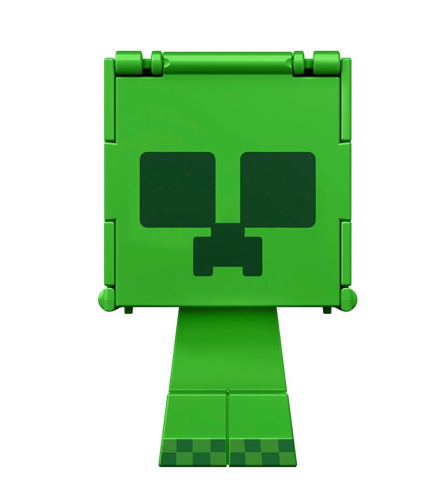 slide 5 of 6, Minecraft Flippin Figs Creeper Charged Creeper Action Figure, 1 ct
