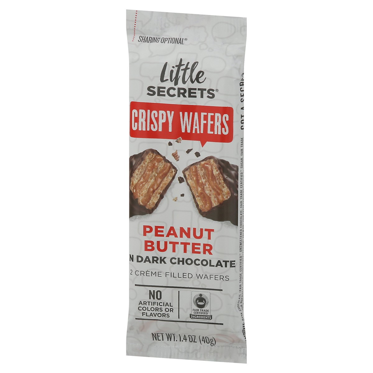 slide 3 of 9, Little Secrets Crispy Peanut Butter in Dark Chocolate Wafers 2 ea, 2 ct