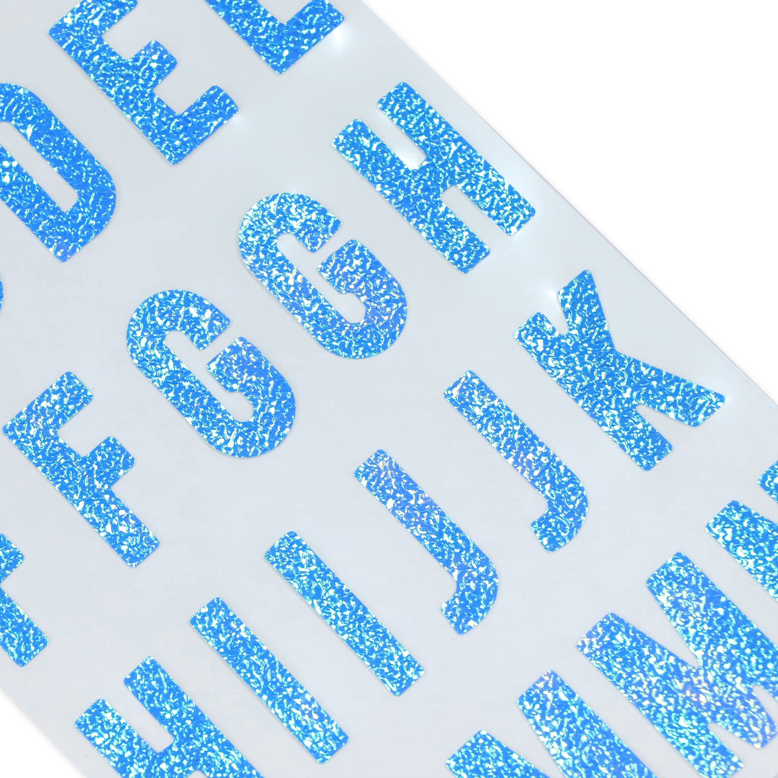 slide 4 of 5, Iridescent Blue Alphabet Stickers By Recollections, 1 in