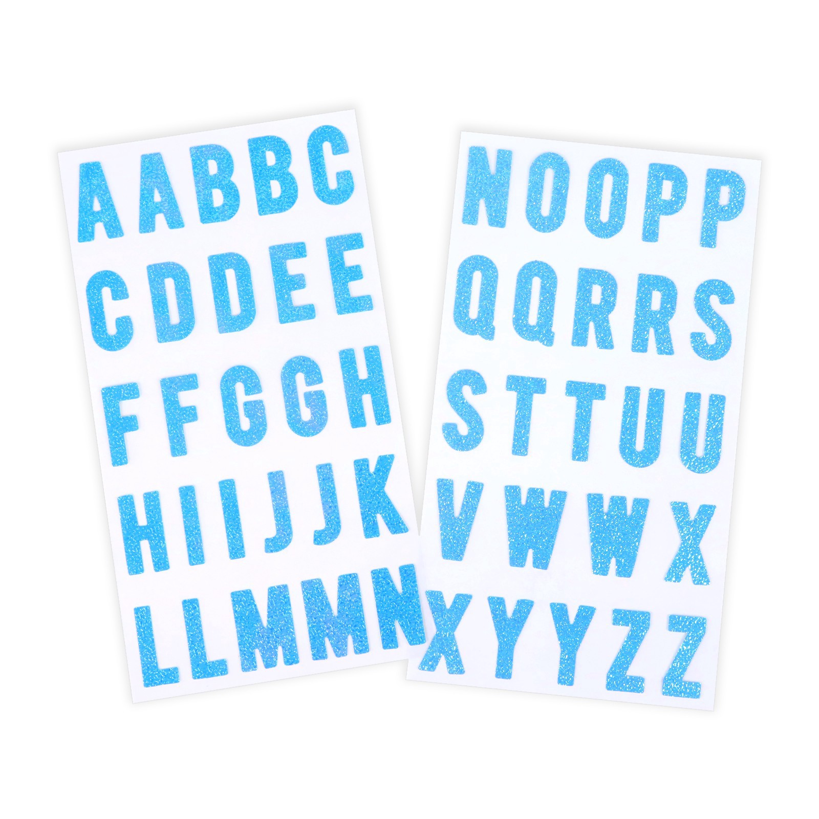 slide 2 of 5, Iridescent Blue Alphabet Stickers By Recollections, 1 in