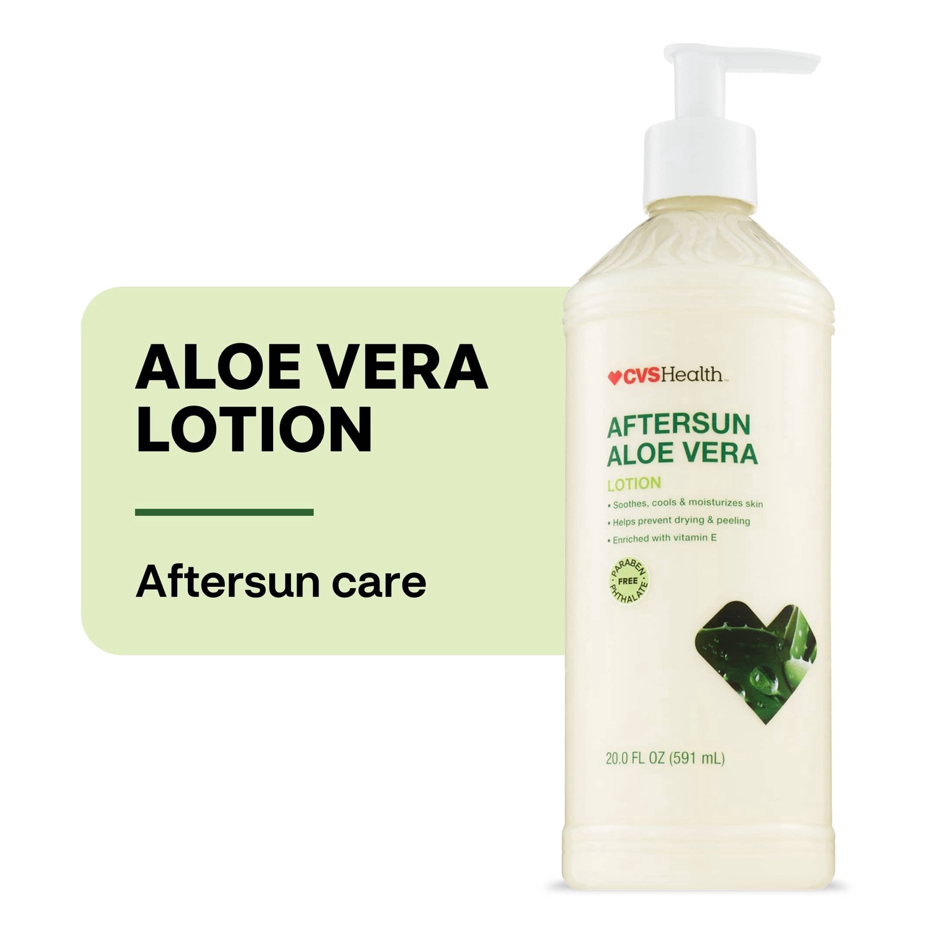 slide 1 of 1, Cvs Health Aftersun Moisturizing Lotion Value Size, 20 Oz, 1 ct