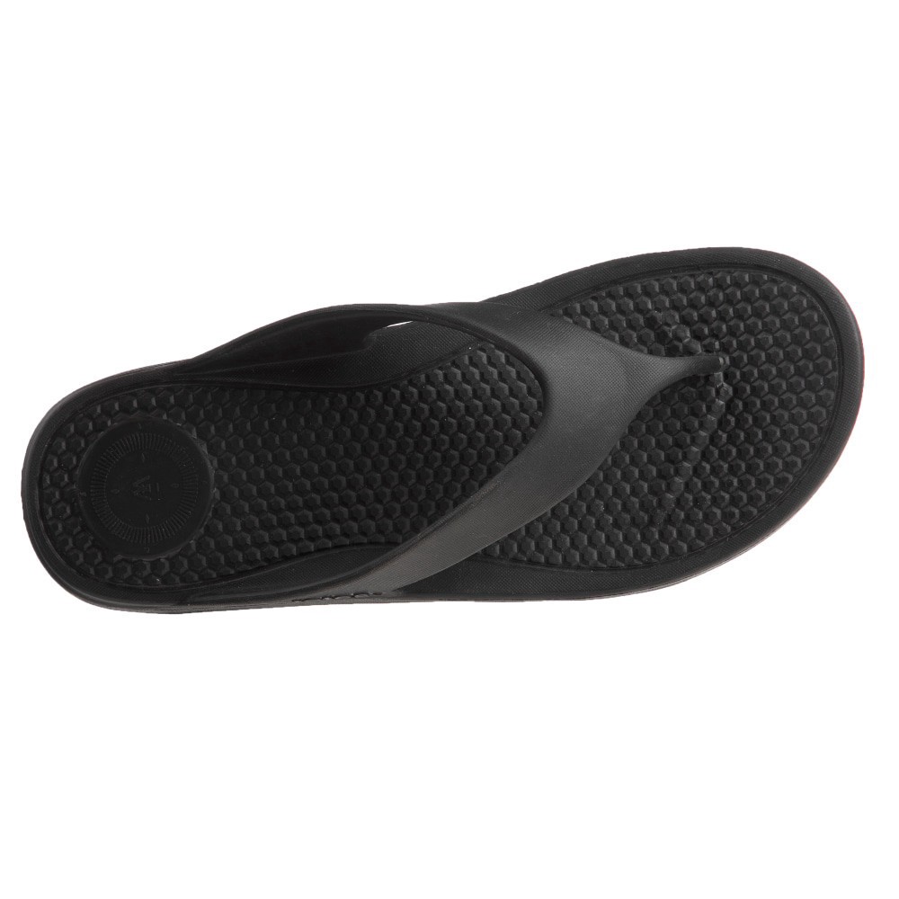 slide 3 of 5, totes Mens Sol Bounce Ara Thong Sandals - Black, 1 ct