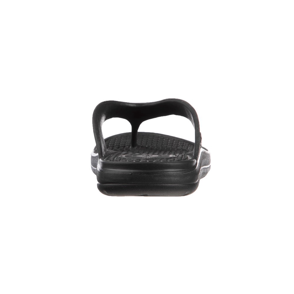 slide 5 of 5, totes Mens Sol Bounce Ara Thong Sandals - Black, 1 ct