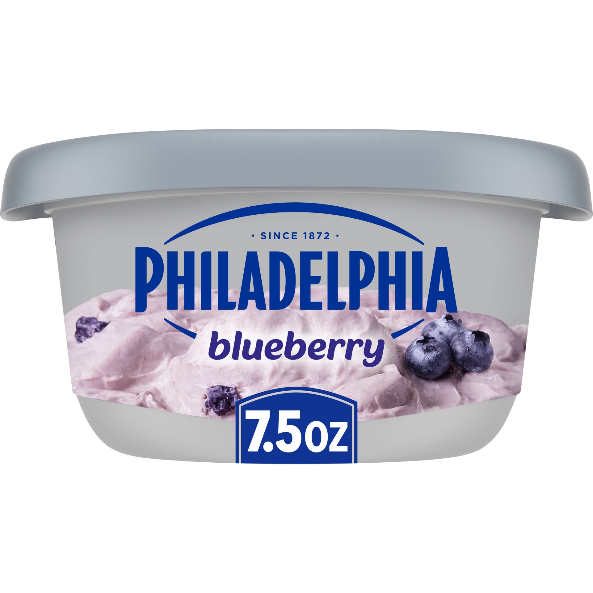 slide 1 of 5, Philadelphia Blueberry Cream Cheese Spread, 7.5 oz Tub, 7.5 oz