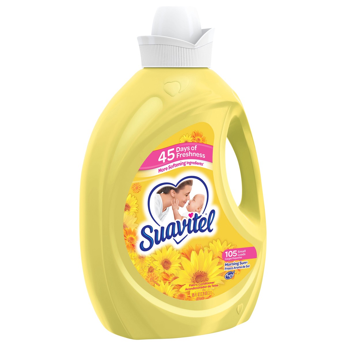 slide 10 of 11, Suavitel Fabric Softener, Morning Sun - 105oz, 105 fl oz