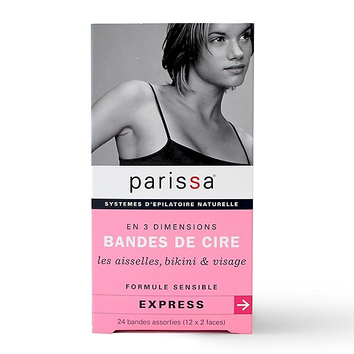 slide 2 of 2, Parissa Wax Strip Hair Remover Sensitive, 24 ct