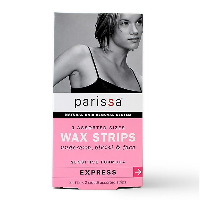 slide 1 of 2, Parissa Wax Strip Hair Remover Sensitive, 24 ct