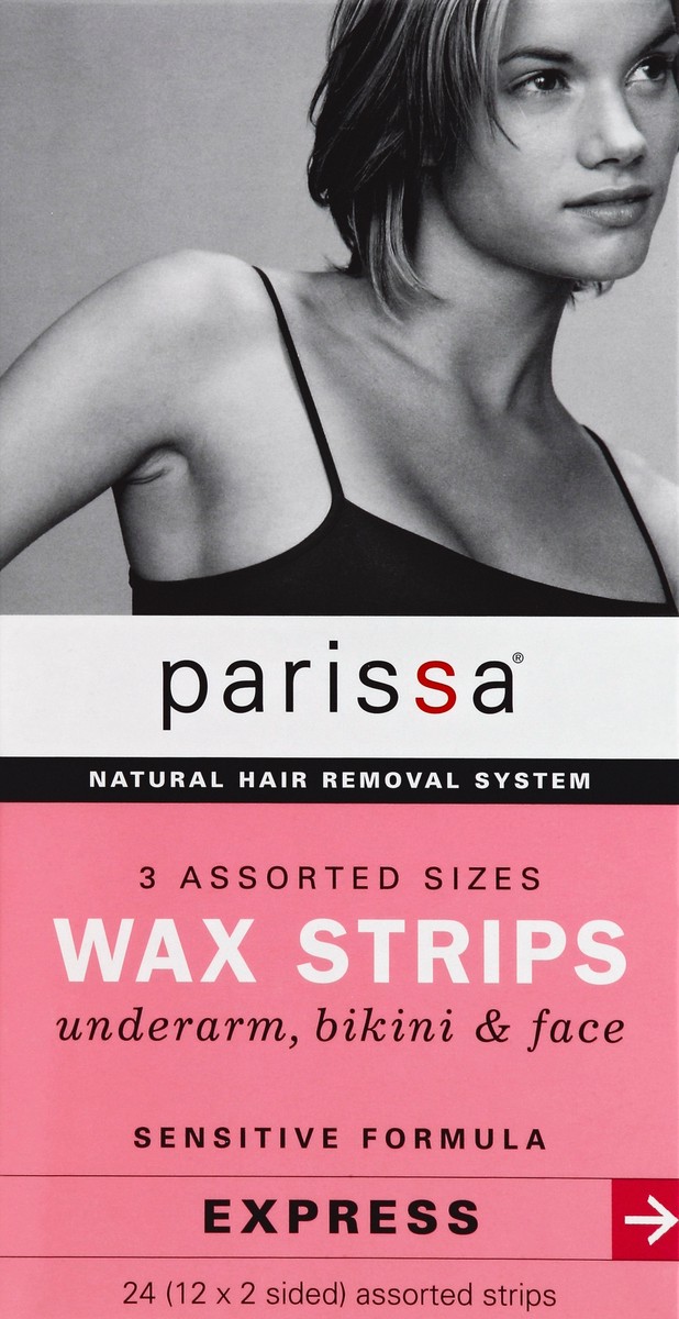 slide 1 of 7, Parissa Wax Strips 16 ea, 24 ct