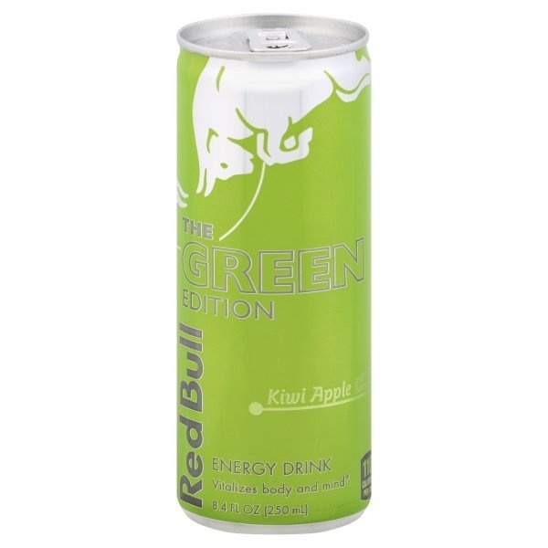 slide 1 of 1, Red Bull The Green Edition Kiwi Apple Energy Drink - 8.4 fl oz, 8.4 fl oz