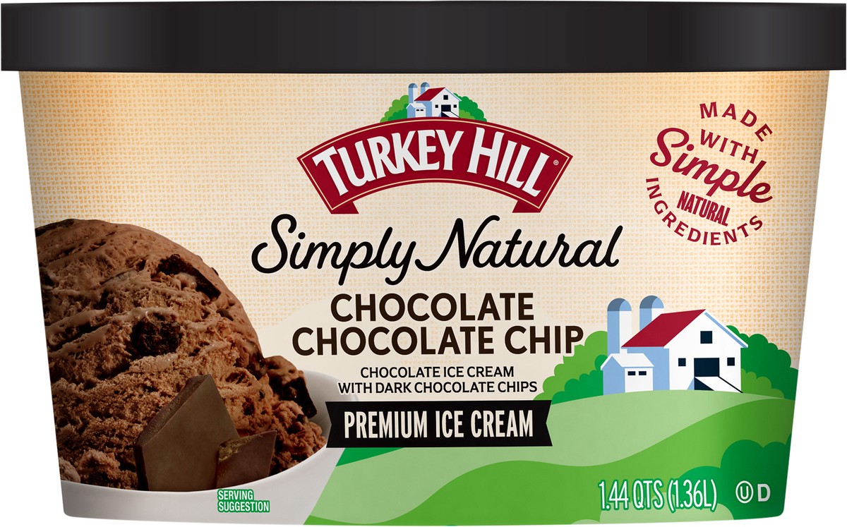 slide 8 of 8, Turkey Hill Chocolate Chocolate Chip, 1.44 qt
