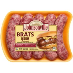 Johnsonville Beer Brats - 19 oz