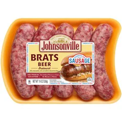 Johnsonville Beer Brats - 19 oz