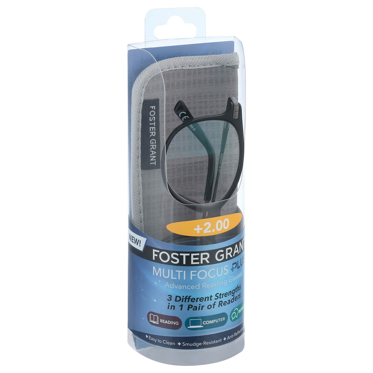 slide 6 of 11, Foster Grant Multifocus Plus Advanced Reading Glasses 1 ea, 1 ct