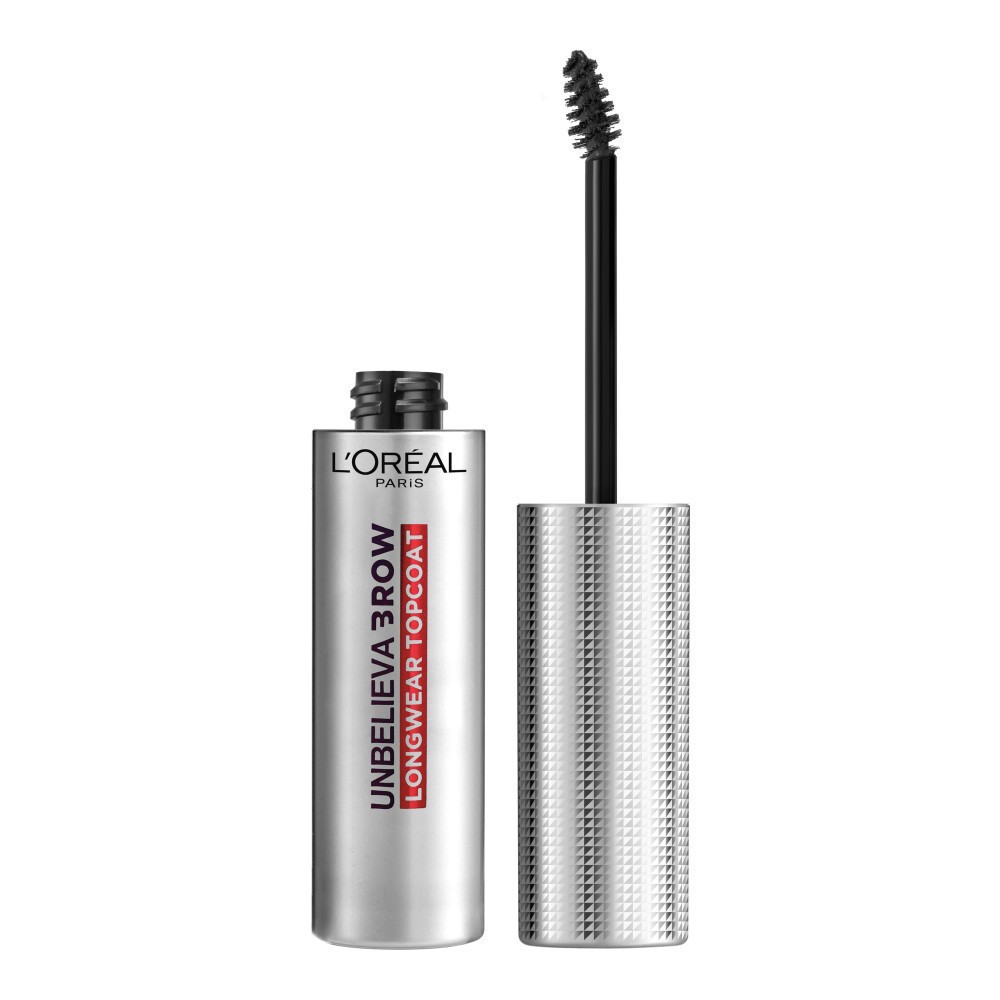 slide 3 of 5, L'Oréal L'Oreal Unblvabrow Topcoat, waterpairoof, universal transparent, 0.15 fl oz