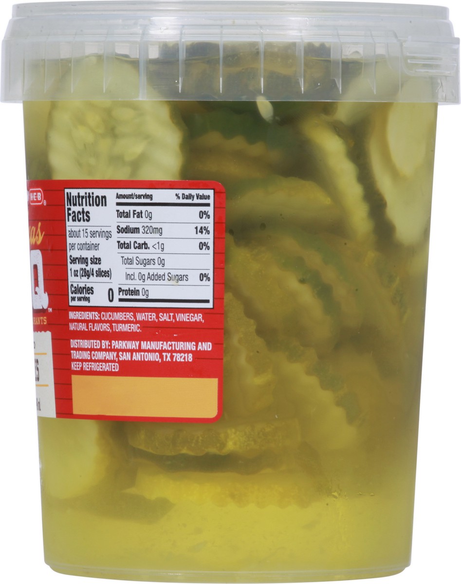 slide 13 of 14, True Texas BBQ Sliced Restaurants Pickles 32 fl oz, 32 oz