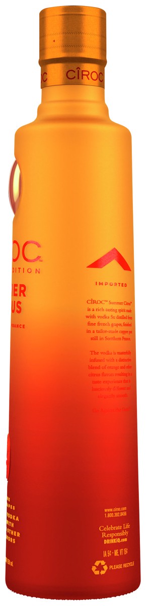 slide 3 of 5, Ciroc Limited Edition Summer Citrus Vodka, 750 ml