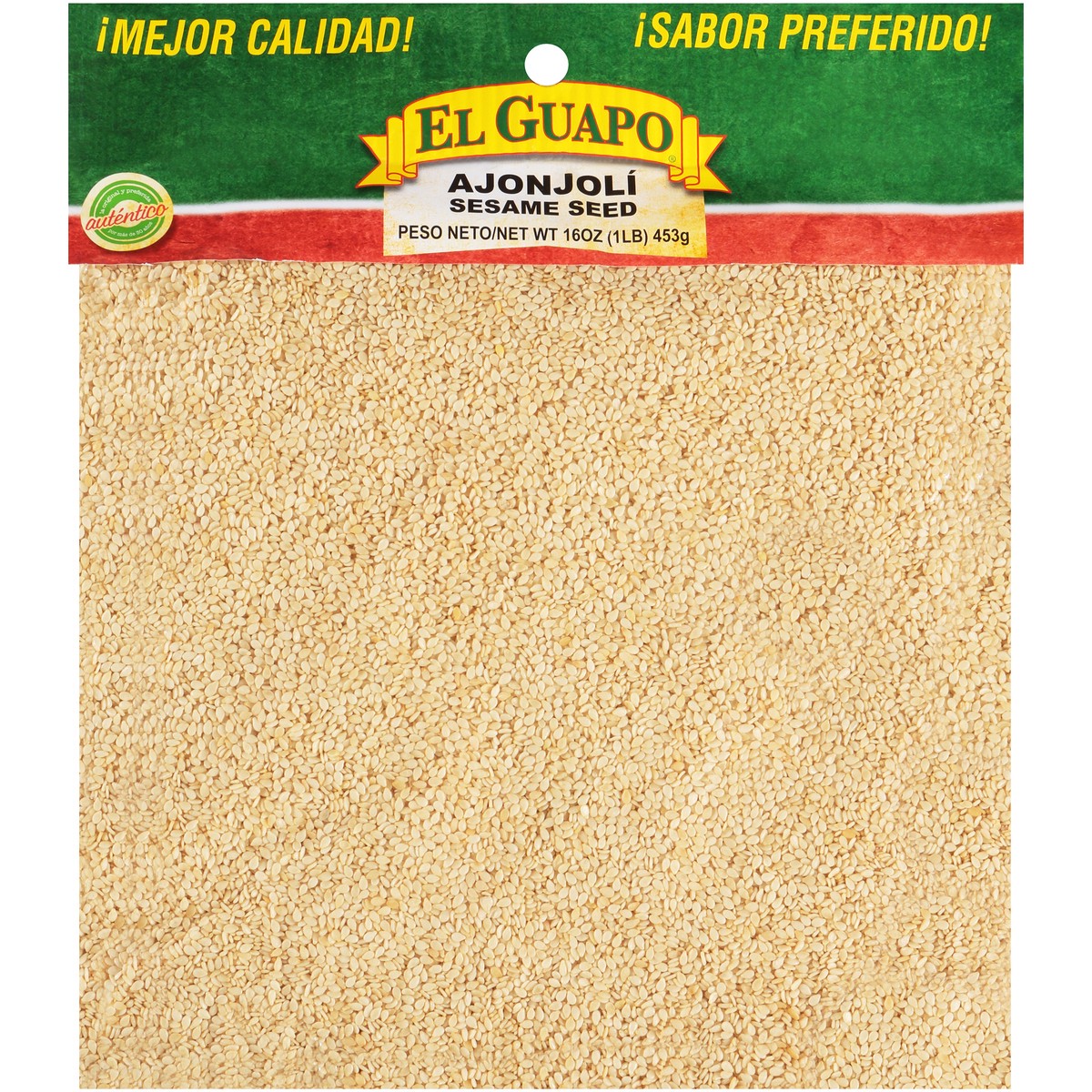 slide 4 of 7, El Guapo Whole Sesame Seed (Ajonjolí Entero), 16 oz, 16 oz