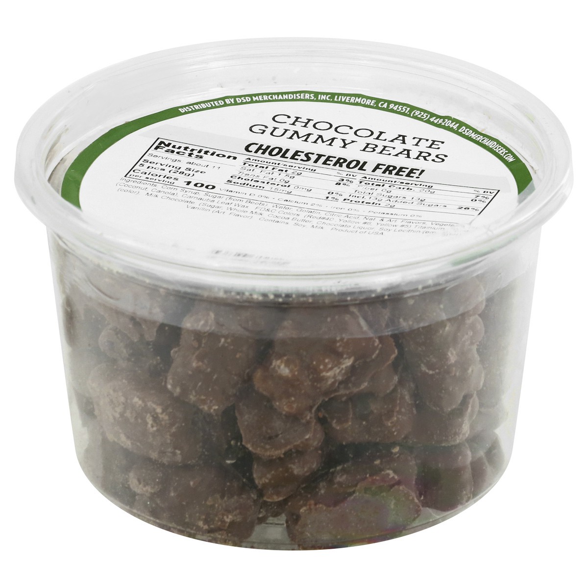 slide 3 of 9, DSD Merchandisers Chocolate Gummy Bears 12 oz, 12 oz