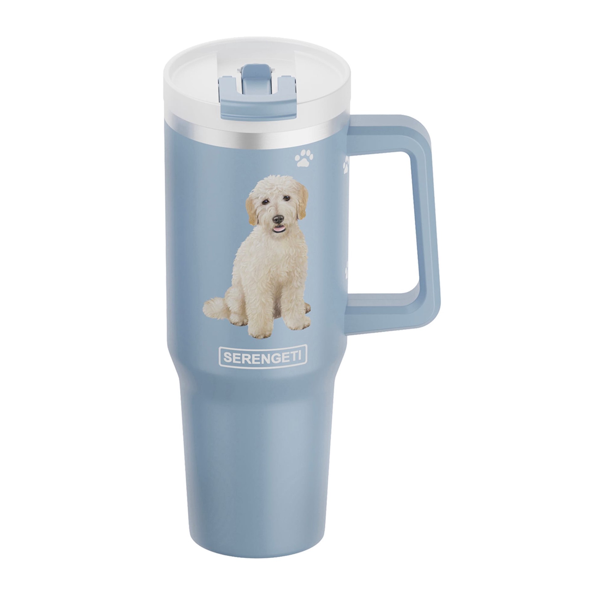slide 1 of 1, E&S Pets Goldendoodle Ultimate Stainless Steel Mug, 40 oz., 40 oz