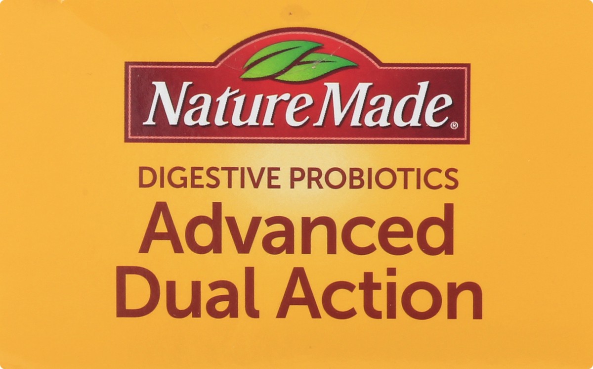 slide 5 of 13, Nature Made Digestive Probiotics Advanced Dual Action, Probiotics for Women and Men, 30 Probiotic Capsules, 30 Day Supply, 30 ct