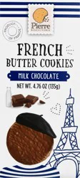 Pierre Biscuiterie French Butter Cookies Coated In Milk Chocolate